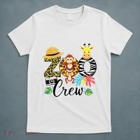 Zoo Giraffe Crew Safari Animal Zoo Keeper Costume Gifts T-Shirt thumb 5