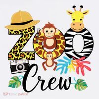 Zoo Giraffe Crew Safari Animal Zoo Keeper Costume Gifts Women's Tank Top thumb 5