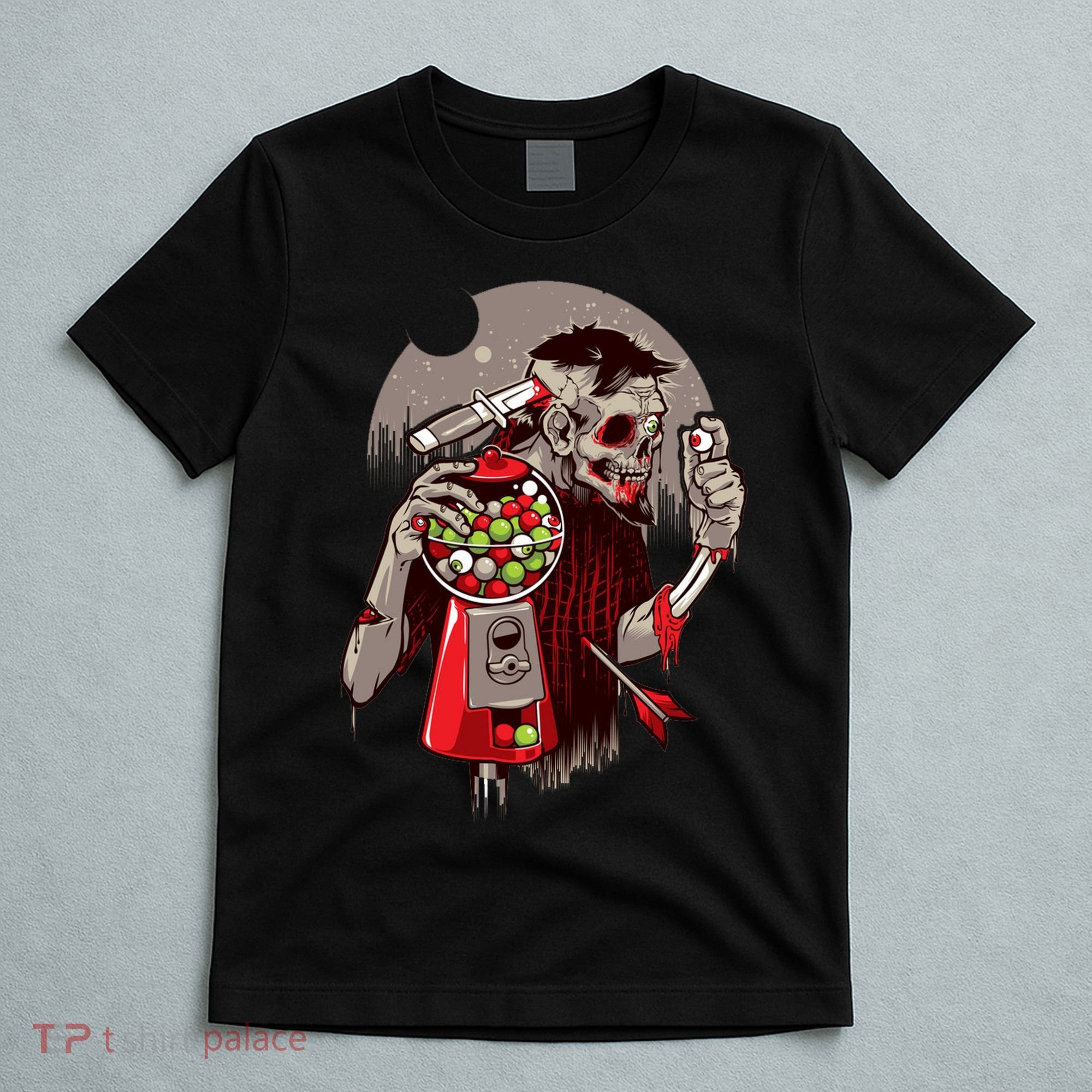Zombie Gumballs Eyes Brains Halloween T-Shirt
