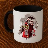 Zombie Gumballs Eyes Brains Halloween Coffee Mug thumb 2