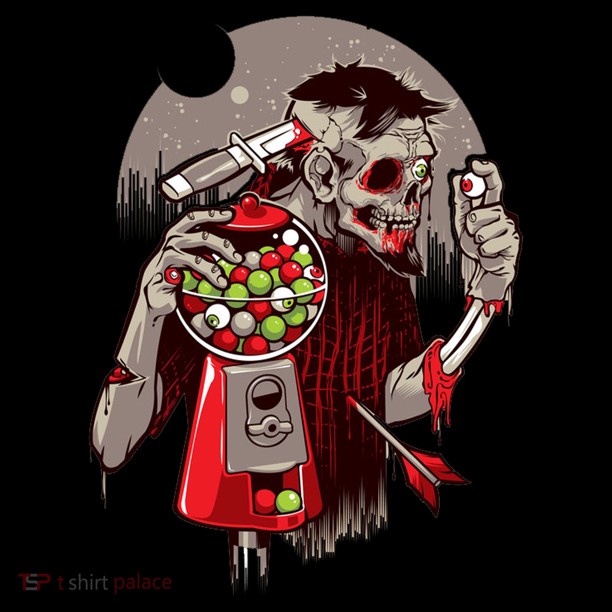 Zombie Gumballs Eyes Brains Halloween Coffee Mug