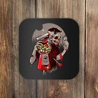 Zombie Gumballs Eyes Brains Halloween Coaster thumb 0