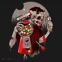 Zombie Gumballs Eyes Brains Halloween Women's Tank Top thumb 5