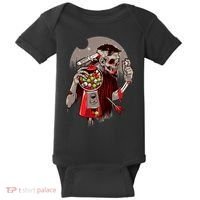 Zombie Gumballs Eyes Brains Halloween Baby Bodysuit thumb 0