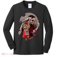 Zombie Gumballs Eyes Brains Halloween Kids Long Sleeve Shirt thumb 0
