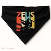 Zeus God Of Thunder Greek Mythology Gift USA-Made Doggie Bandana thumb 0
