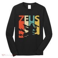 Zeus God Of Thunder Greek Mythology Gift Long Sleeve Shirt thumb 0