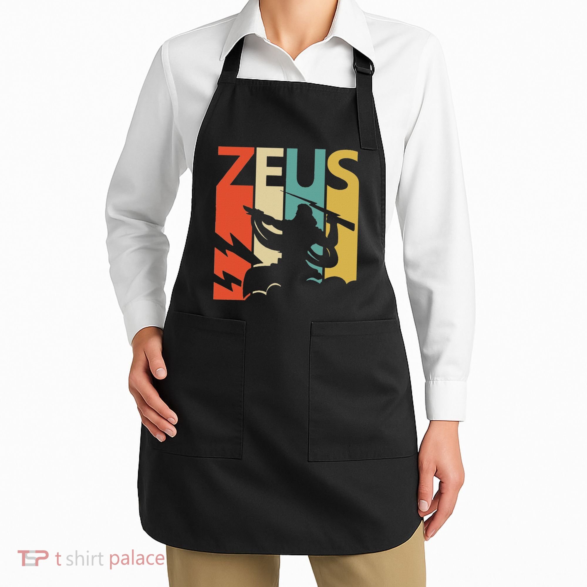 Zeus God Of Thunder Greek Mythology Gift Apron