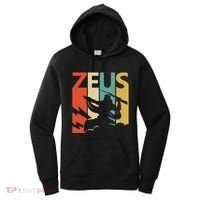 Zeus God Of Thunder Greek Mythology Gift Women's Hoodie thumb 0