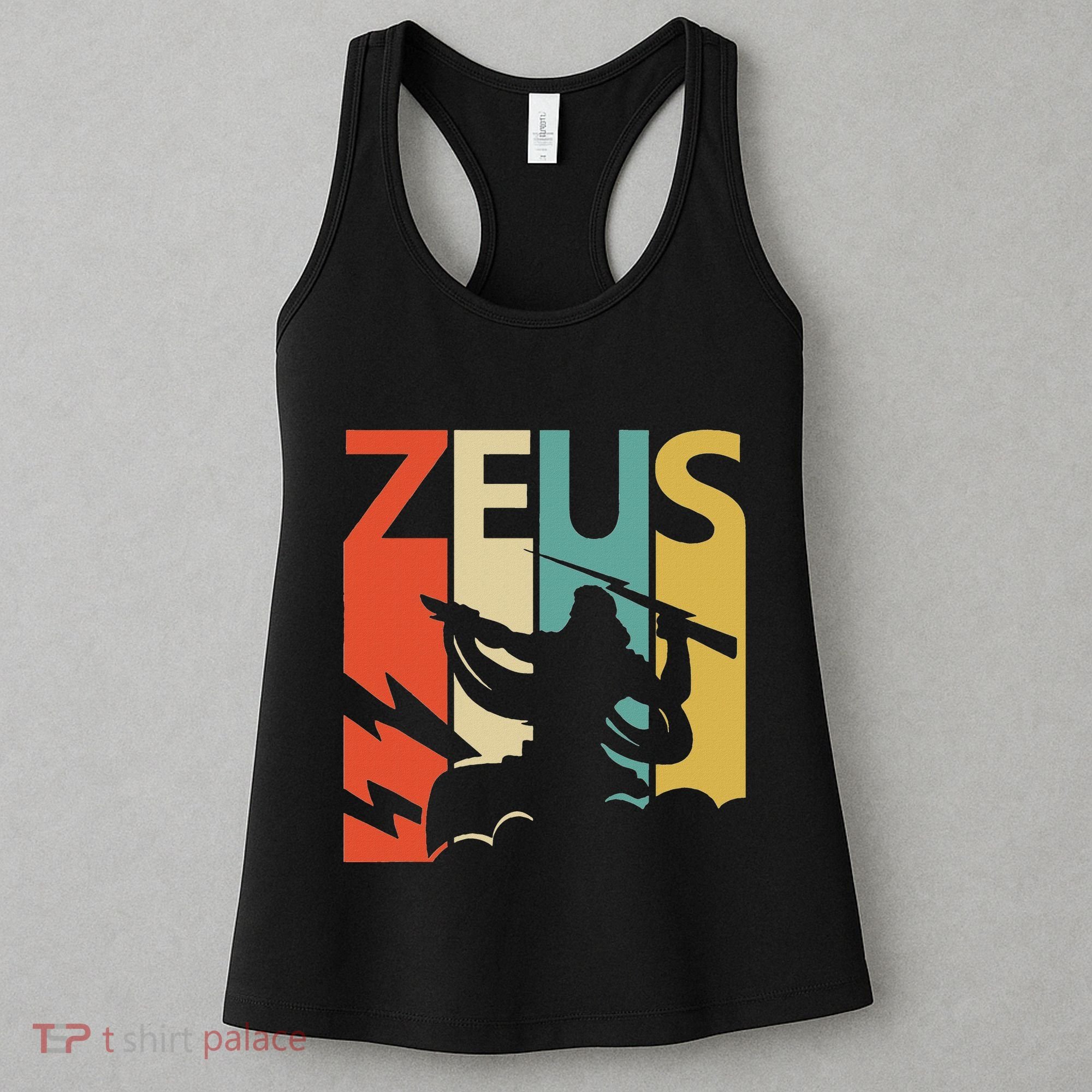 Zeus God Of Thunder Greek Mythology Gift Women's Tank Top
