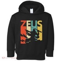 Zeus God Of Thunder Greek Mythology Gift Toddler Hoodie thumb 0
