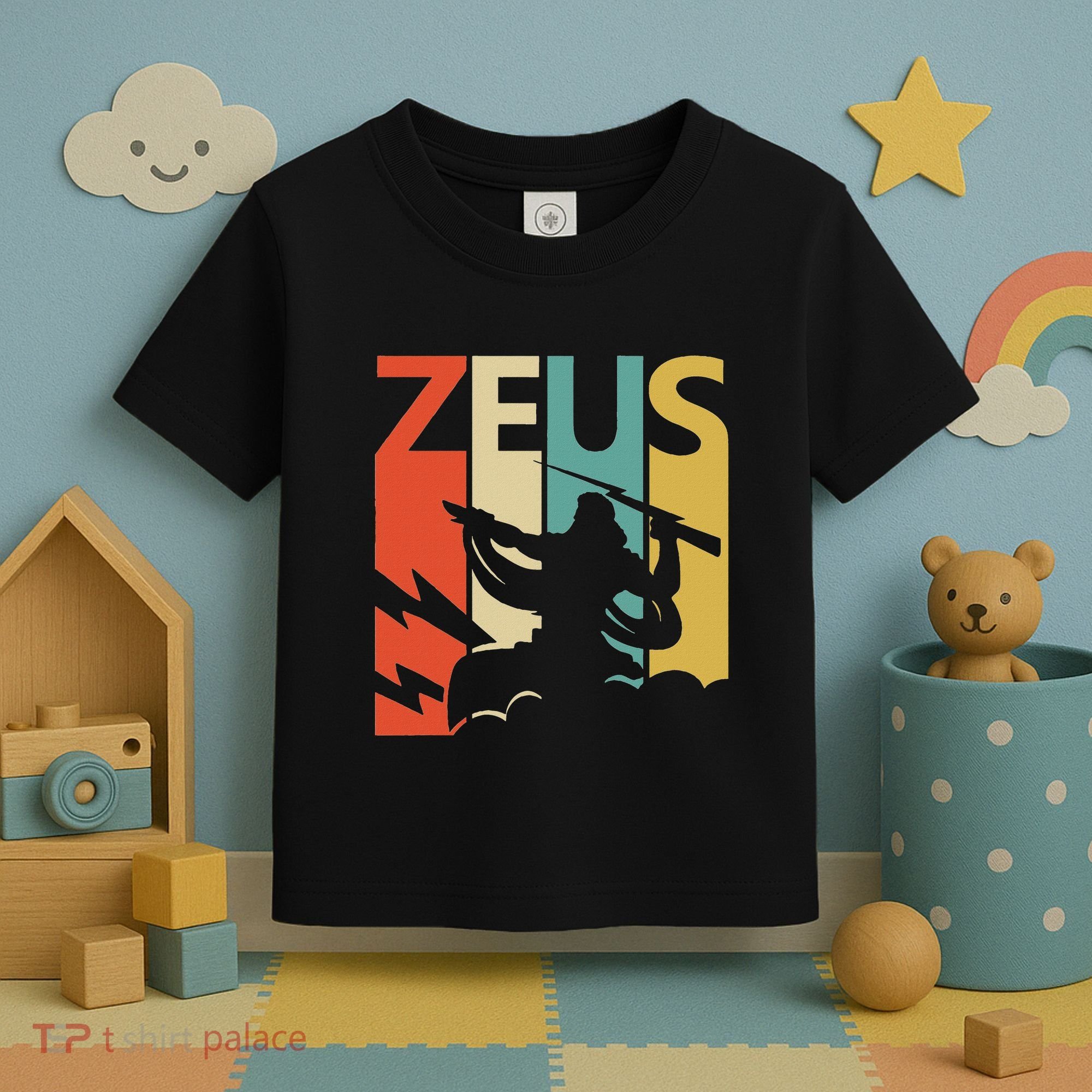 Zeus God Of Thunder Greek Mythology Gift Toddler T-Shirt