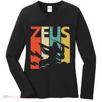 Zeus God Of Thunder Greek Mythology Gift Women's Long Sleeve Shirt thumb 0