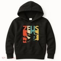 Zeus God Of Thunder Greek Mythology Gift Kids Hoodie thumb 0