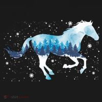 Zaml Horse Christmas Pajama Merry Xmas Riding Horse Lover Gift Women's Hoodie thumb 2