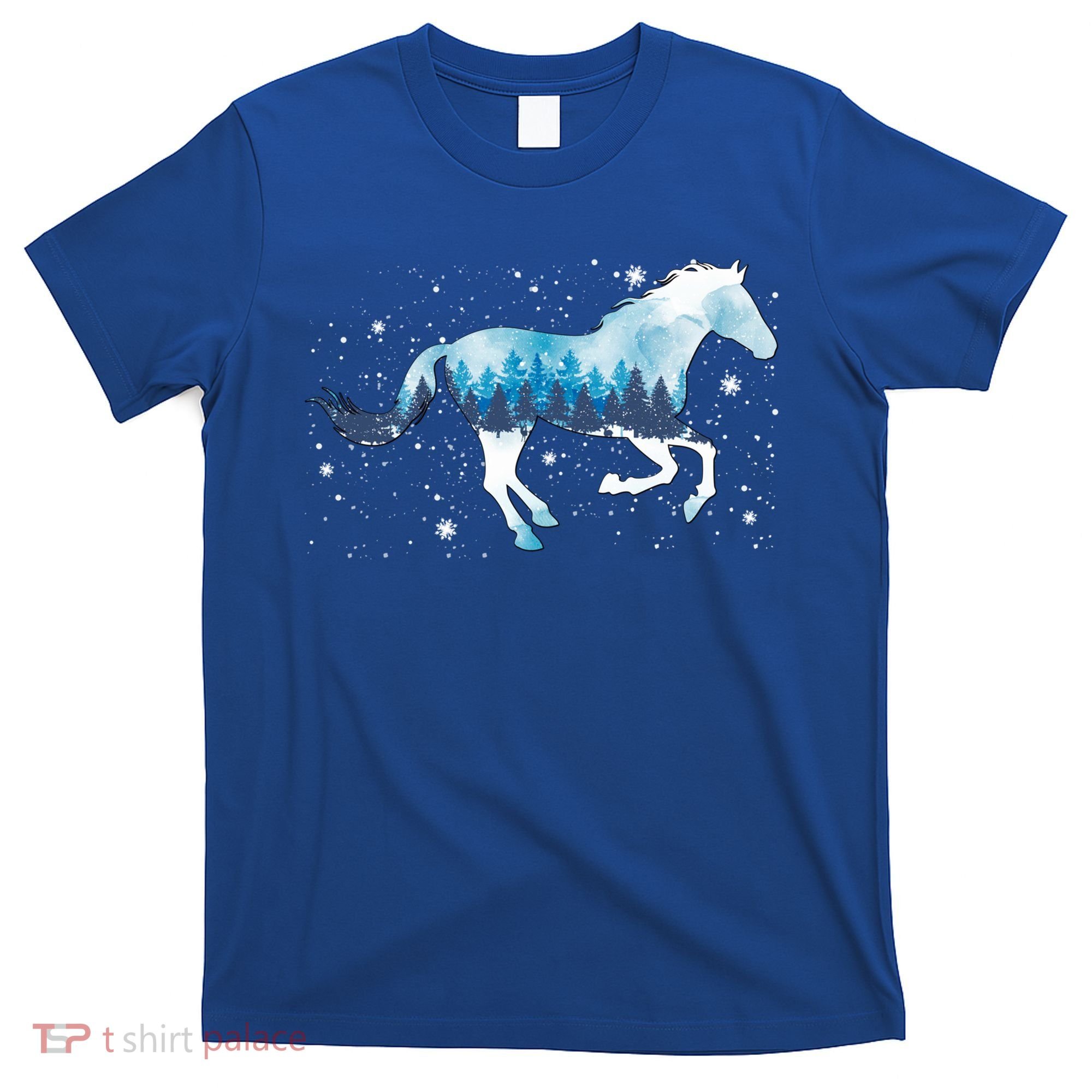 Zaml Horse Christmas Pajama Merry Xmas Riding Horse Lover Gift T-Shirt