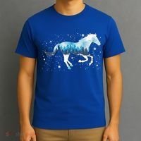 Zaml Horse Christmas Pajama Merry Xmas Riding Horse Lover Gift T-Shirt thumb 3