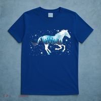 Zaml Horse Christmas Pajama Merry Xmas Riding Horse Lover Gift T-Shirt thumb 5