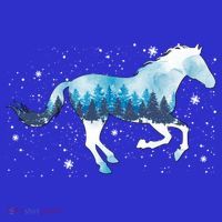 Zaml Horse Christmas Pajama Merry Xmas Riding Horse Lover Gift T-Shirt thumb 7