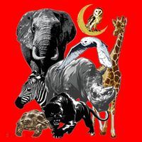 Zookeeper Jungle Animals Theme Safari Zoo Birthday Themed Santa Hat thumb 1
