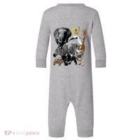 Zookeeper Jungle Animals Theme Safari Zoo Birthday Themed Infant Fleece One Piece thumb 0
