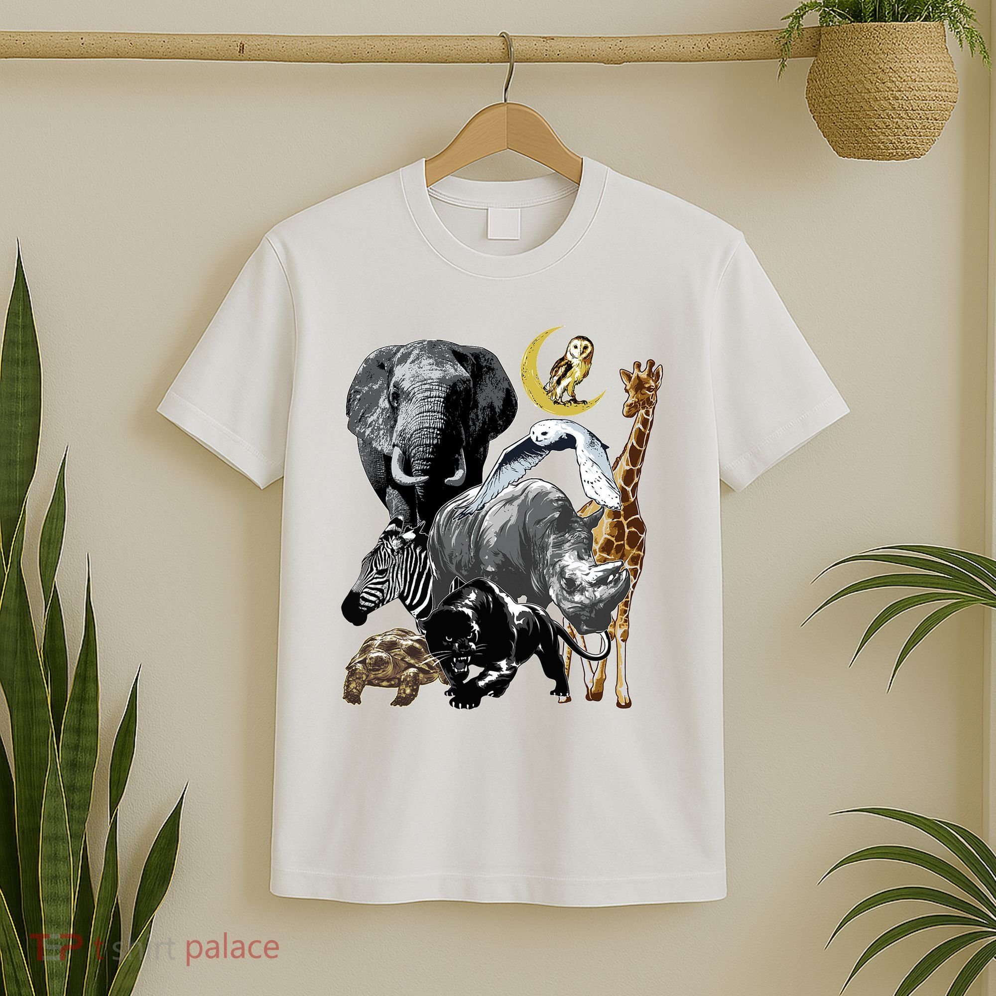 Zookeeper Jungle Animals Theme Safari Zoo Birthday Themed T-Shirt