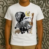 Zookeeper Jungle Animals Theme Safari Zoo Birthday Themed T-Shirt thumb 3