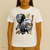 Zookeeper Jungle Animals Theme Safari Zoo Birthday Themed T-Shirt thumb 4