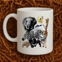 Zookeeper Jungle Animals Theme Safari Zoo Birthday Themed Coffee Mug thumb 2