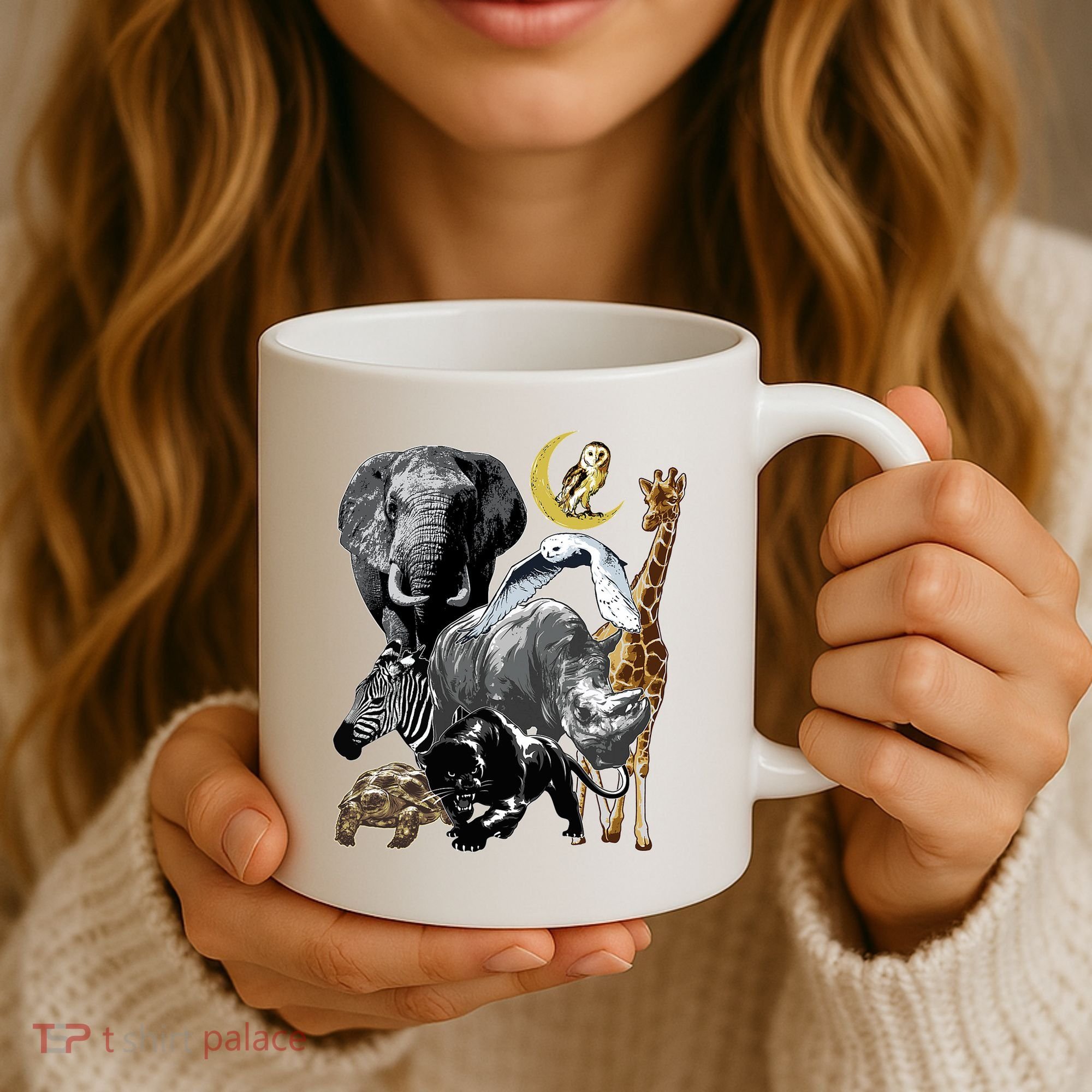 Zookeeper Jungle Animals Theme Safari Zoo Birthday Themed Coffee Mug