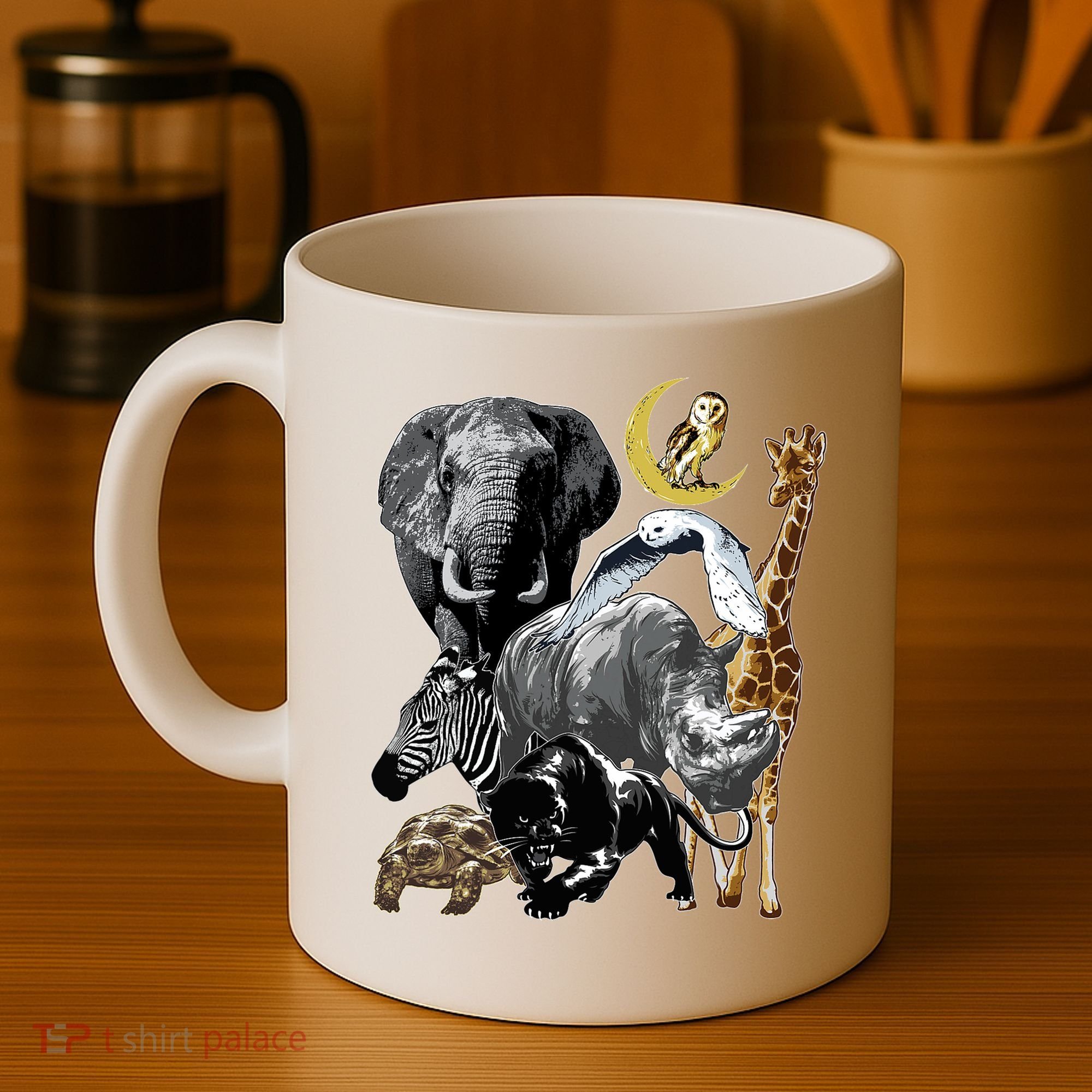 Zookeeper Jungle Animals Theme Safari Zoo Birthday Themed Coffee Mug
