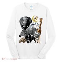 Zookeeper Jungle Animals Theme Safari Zoo Birthday Themed Tall Long Sleeve Shirt thumb 0