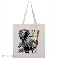 Zookeeper Jungle Animals Theme Safari Zoo Birthday Themed Tote Bag thumb 0