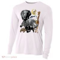 Zookeeper Jungle Animals Theme Safari Zoo Birthday Themed Cooling Performance Long Sleeve Crew thumb 0
