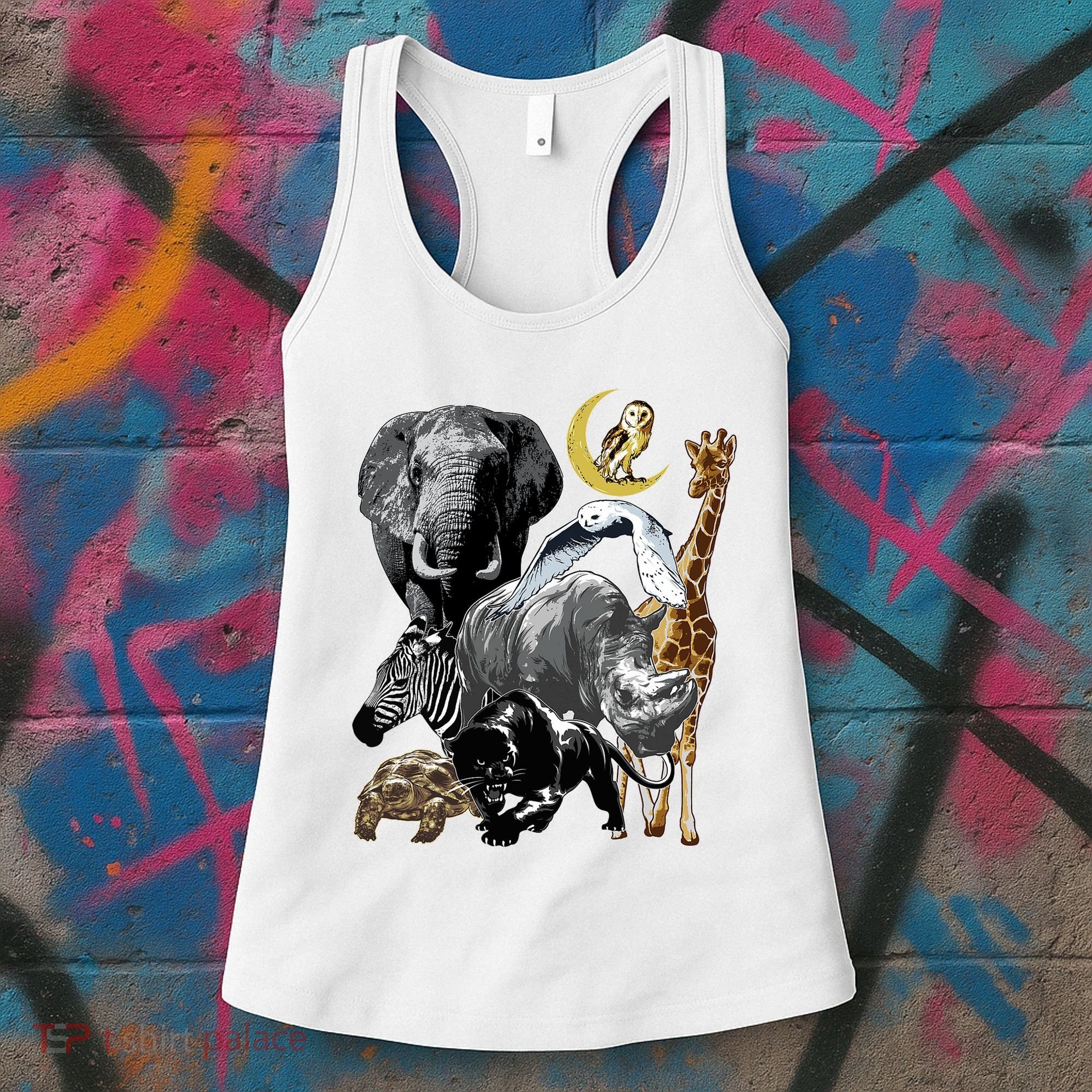 Zookeeper Jungle Animals Theme Safari Zoo Birthday Themed Women's Tank Top