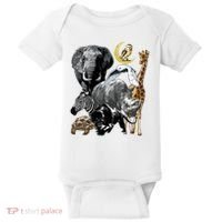 Zookeeper Jungle Animals Theme Safari Zoo Birthday Themed Baby Bodysuit thumb 0