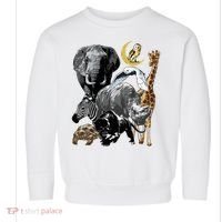 Zookeeper Jungle Animals Theme Safari Zoo Birthday Themed Toddler Sweatshirt thumb 0