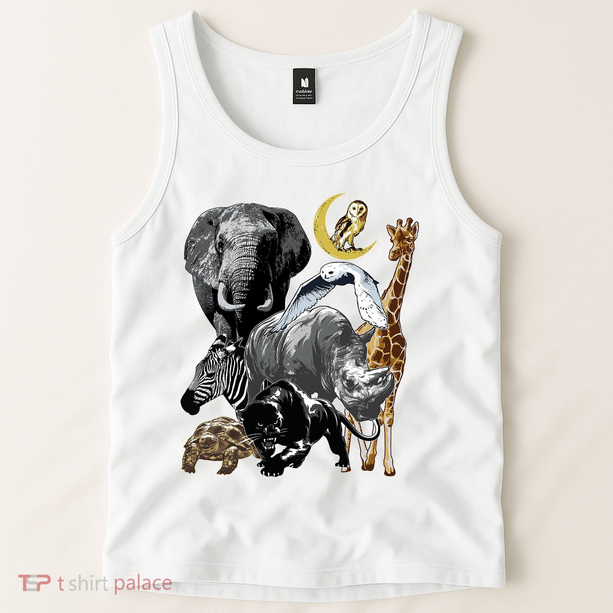 Zookeeper Jungle Animals Theme Safari Zoo Birthday Themed Tank Top