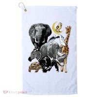 Zookeeper Jungle Animals Theme Safari Zoo Birthday Themed Golf Towel thumb 0