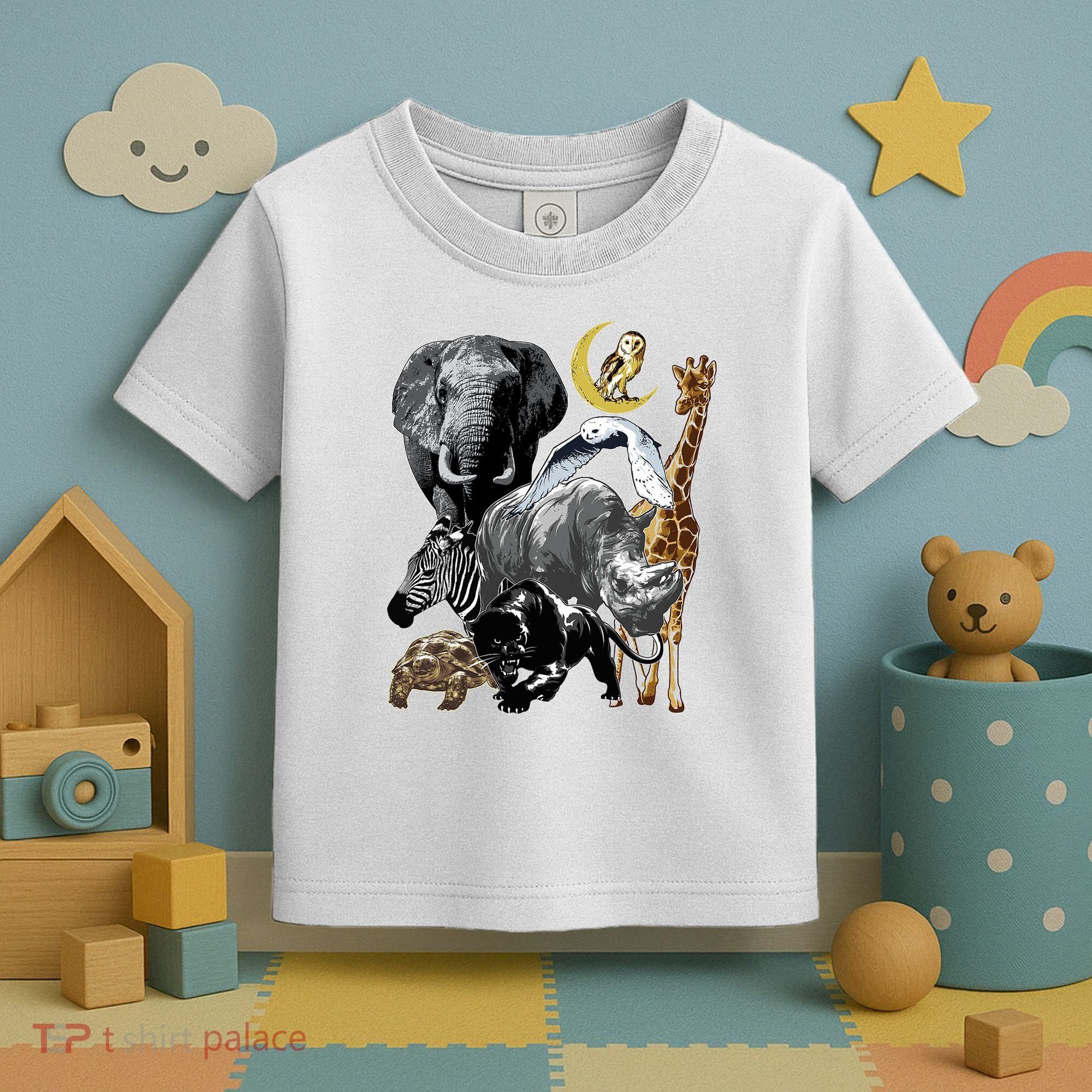 Zookeeper Jungle Animals Theme Safari Zoo Birthday Themed Toddler T-Shirt