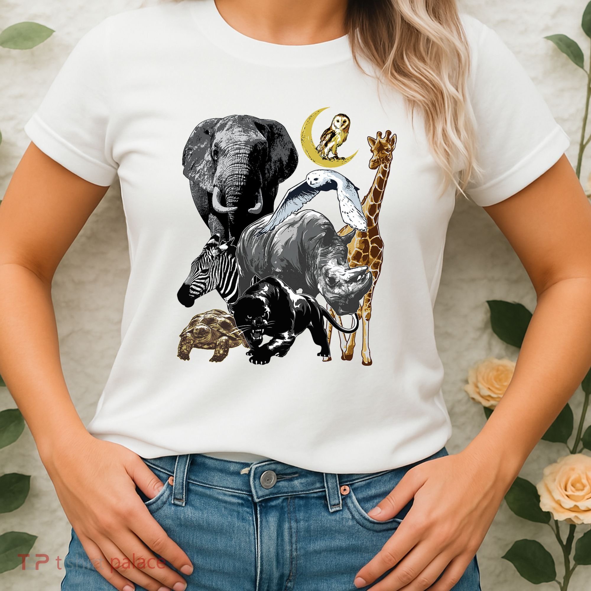 Zookeeper Jungle Animals Theme Safari Zoo Birthday Themed Women's T-Shirt
