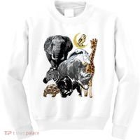 Zookeeper Jungle Animals Theme Safari Zoo Birthday Themed Kids Sweatshirt thumb 0
