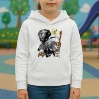 Zookeeper Jungle Animals Theme Safari Zoo Birthday Themed Kids Hoodie thumb 3