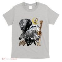 Zookeeper Jungle Animals Theme Safari Zoo Birthday Themed T-Shirt thumb 0