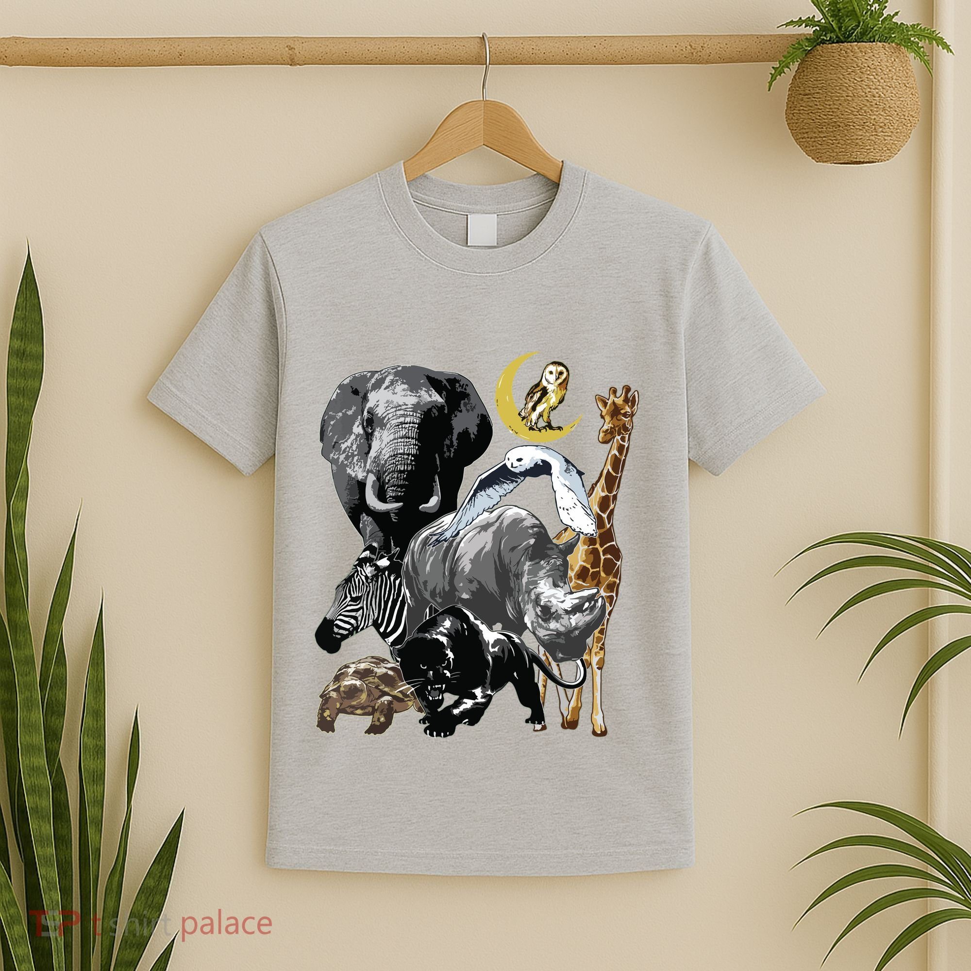 Zookeeper Jungle Animals Theme Safari Zoo Birthday Themed T-Shirt