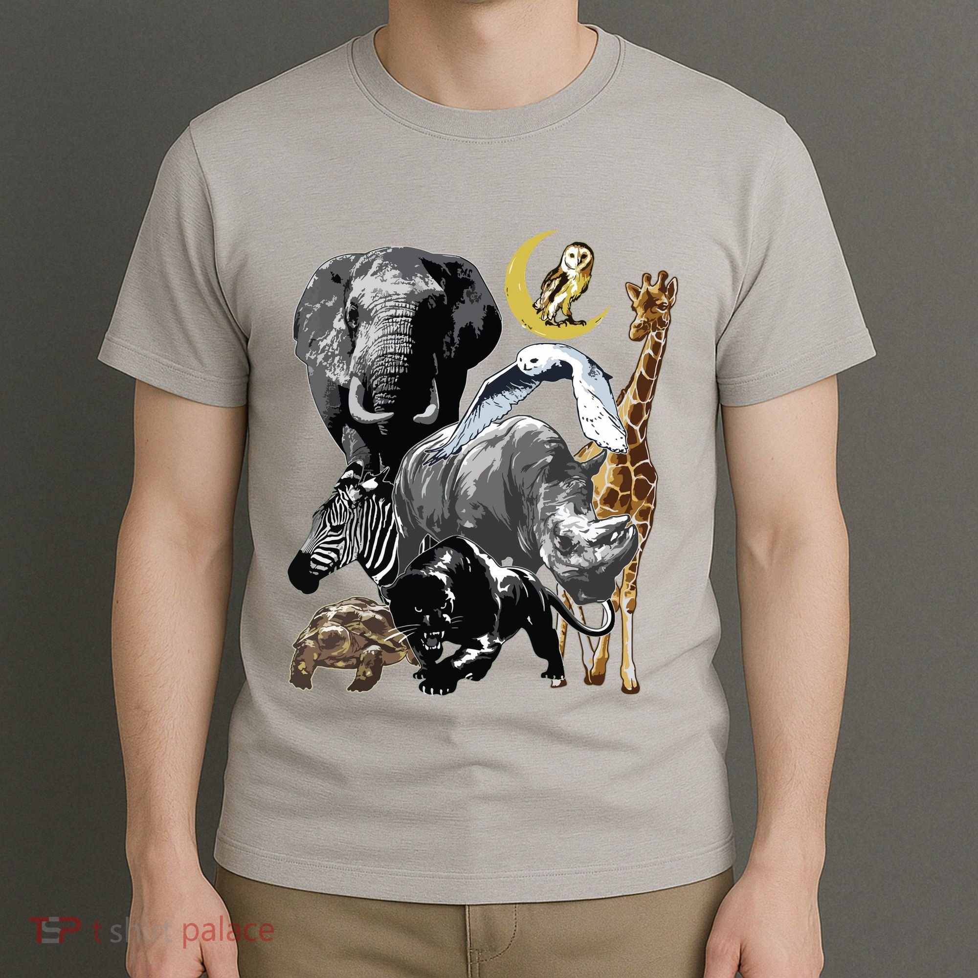 Zookeeper Jungle Animals Theme Safari Zoo Birthday Themed T-Shirt