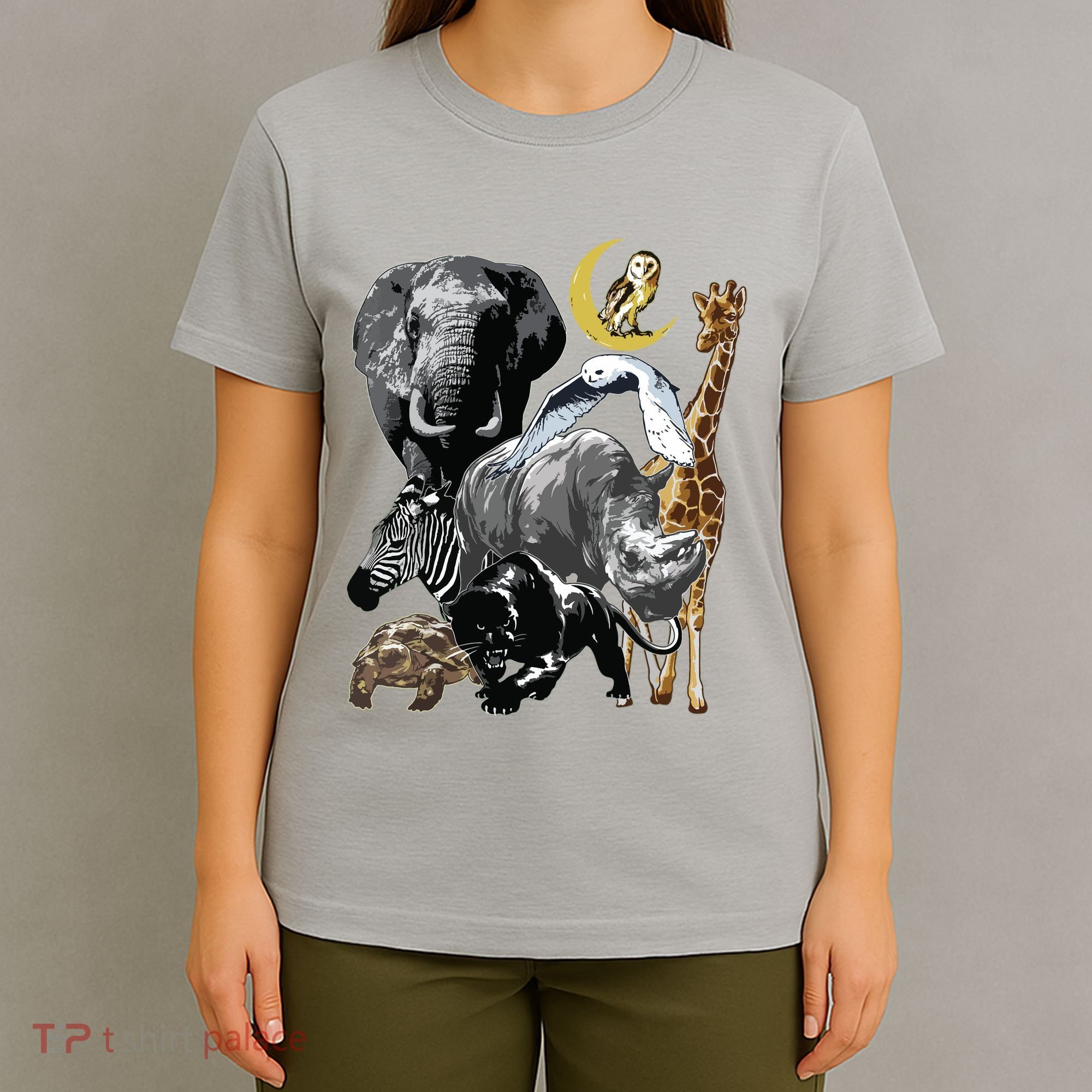 Zookeeper Jungle Animals Theme Safari Zoo Birthday Themed T-Shirt