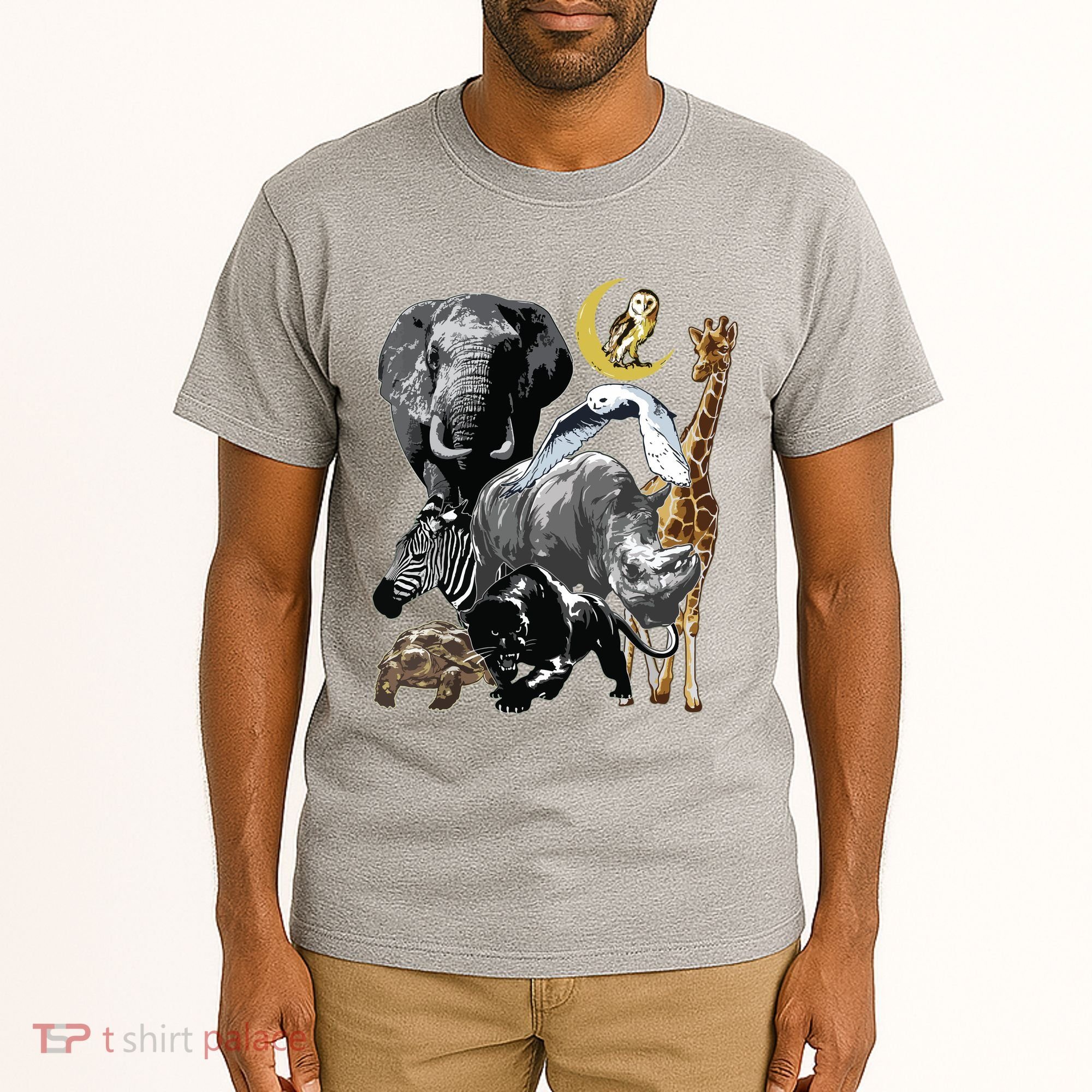 Zookeeper Jungle Animals Theme Safari Zoo Birthday Themed Tall T-Shirt