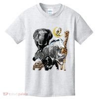Zookeeper Jungle Animals Theme Safari Zoo Birthday Themed Kids T-Shirt thumb 0