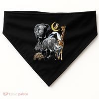 Zookeeper Jungle Animals Theme Safari Zoo Birthday Themed USA-Made Doggie Bandana thumb 0